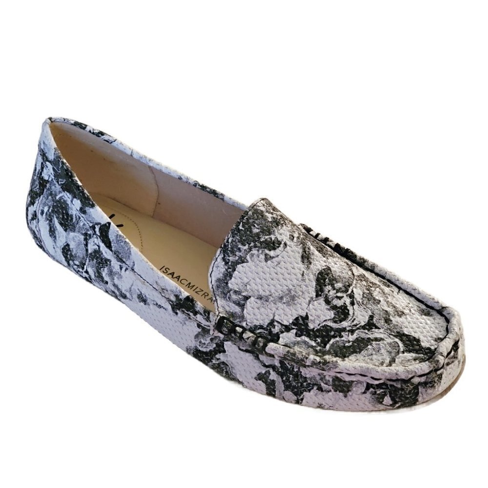 Isaac Mizrahi Live Black & White Loafers, Woman's Flats, Loafers NIB